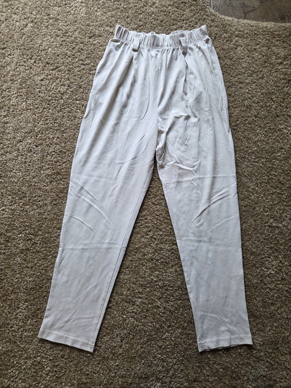 Skechers Men's Light Gray Elastic-Waist Joggers